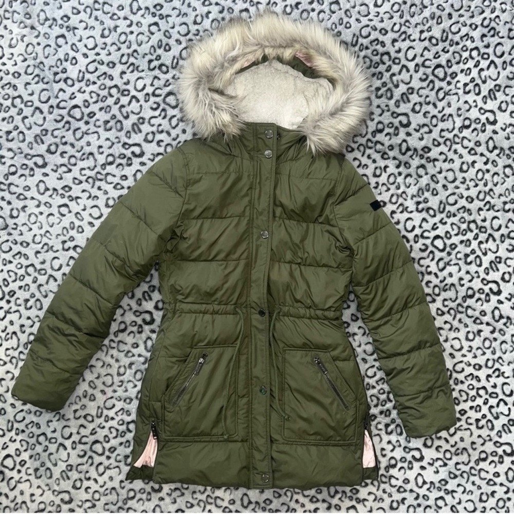 Green Hollister Parka